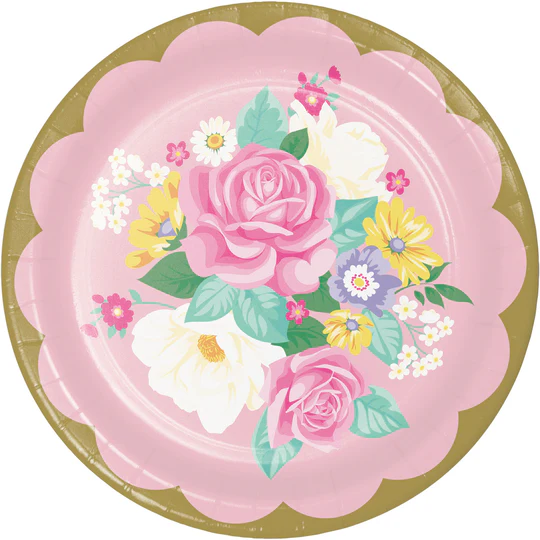 Plato Floral Tea Party 22.2cm