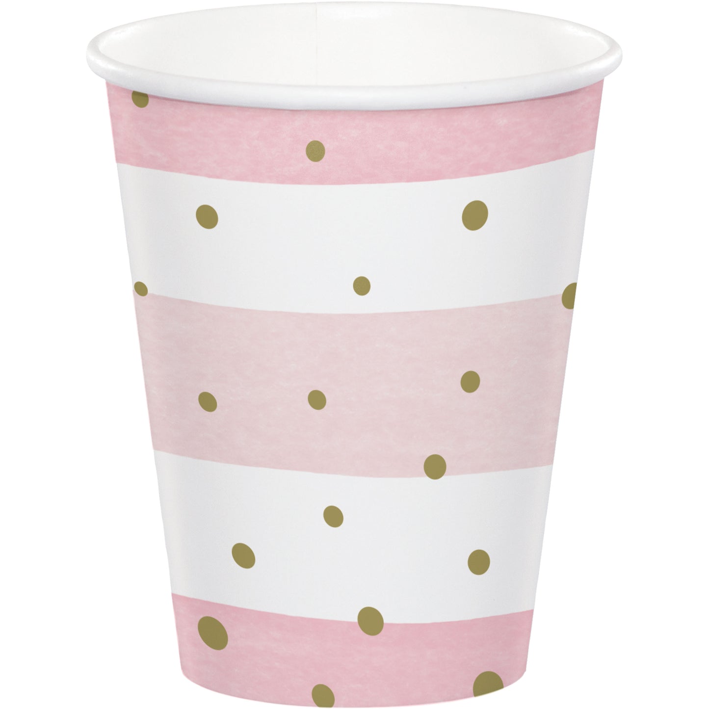 Vasos Fiesta Rosa Dorado x 8 UND 9oz.