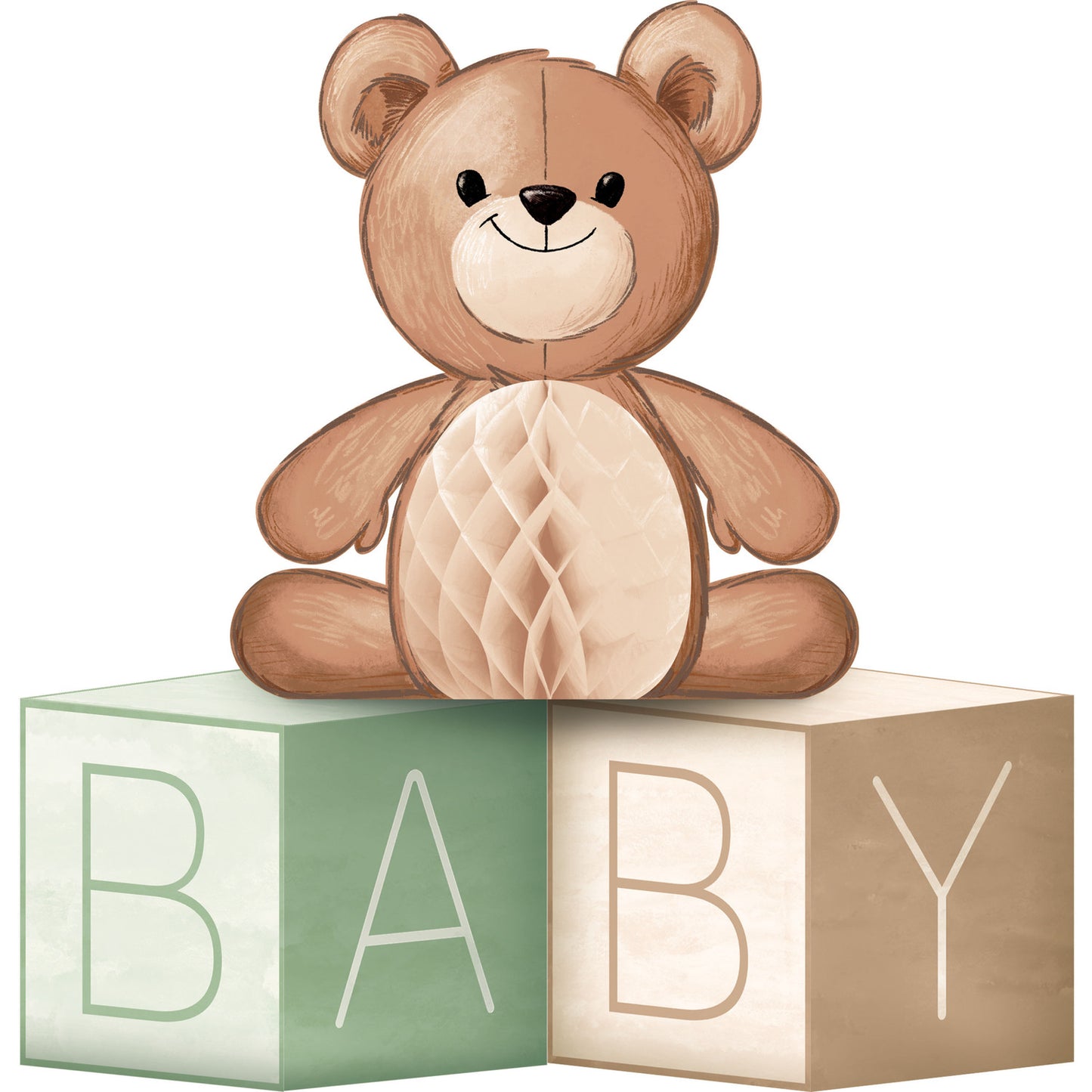 Kit de fiesta Baby Shower Oso Teddy