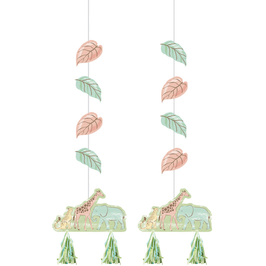 Decoración Colgante Safari Bebé x 2 UND