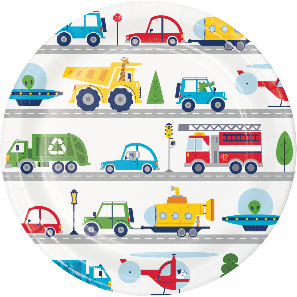 Plato grande 22.2 Transportes x 8 UND