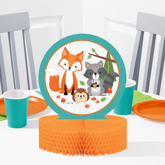 Centro de mesa Animales del bosque x 1 UND