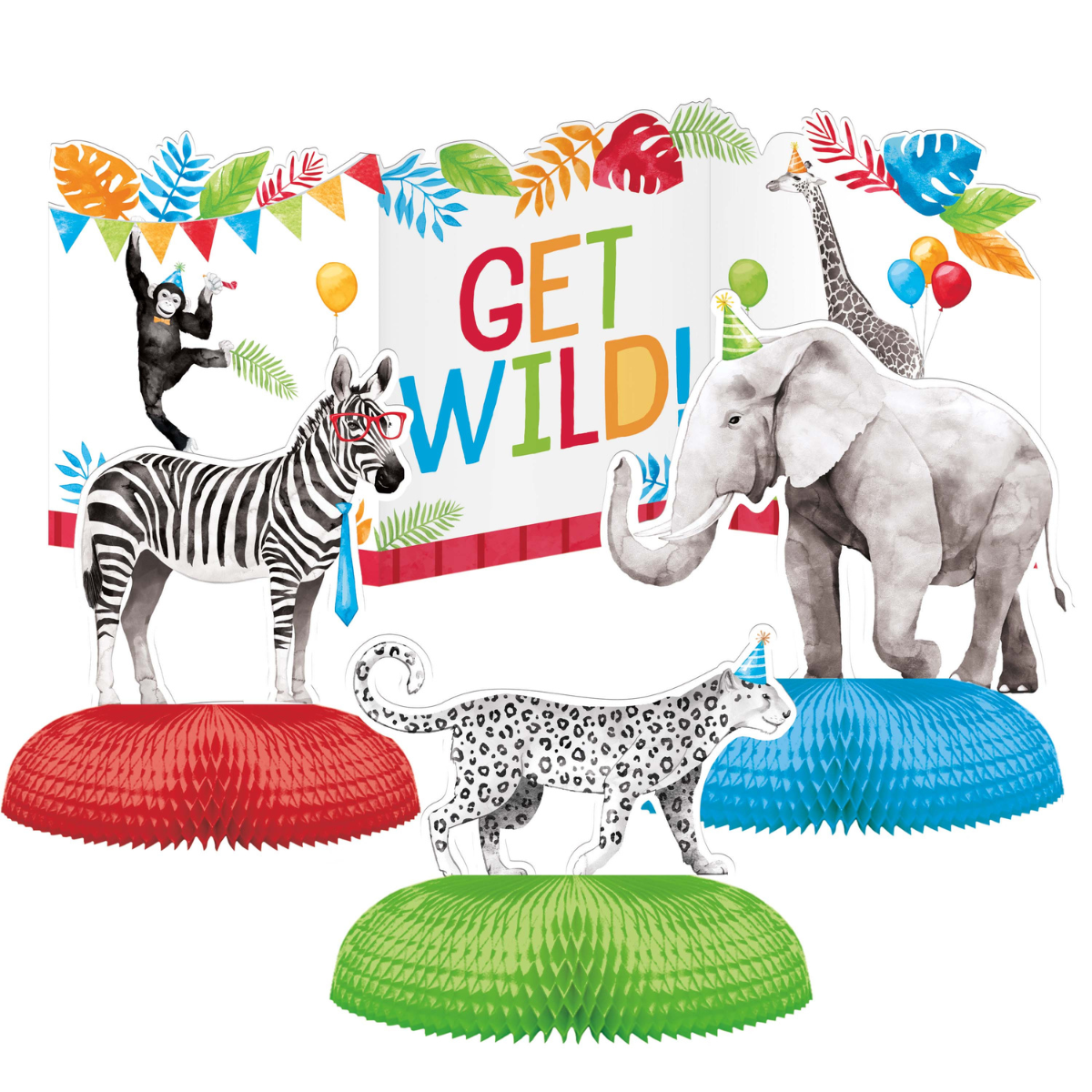 Kit de Fiesta Safari | Animales de la selva