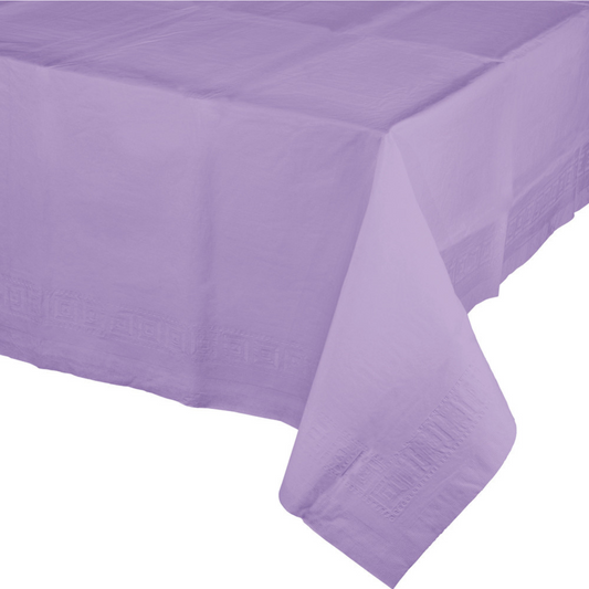 Mantel de papel color lila