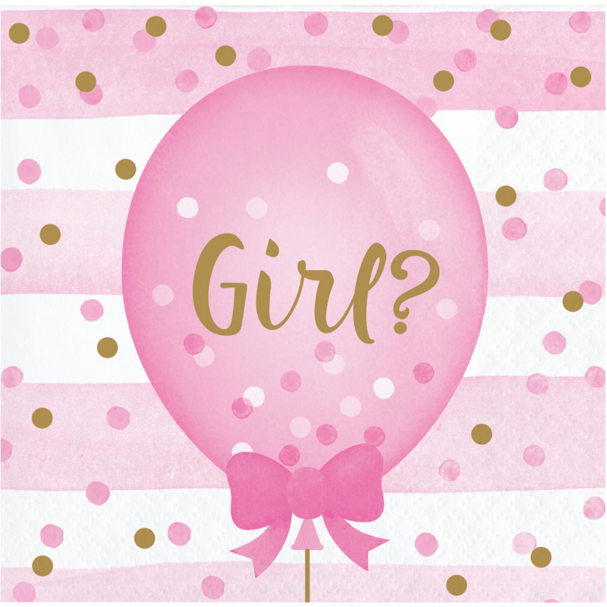 Servilleta peq Revelación Boy? Girl? x 16 UND doble faz