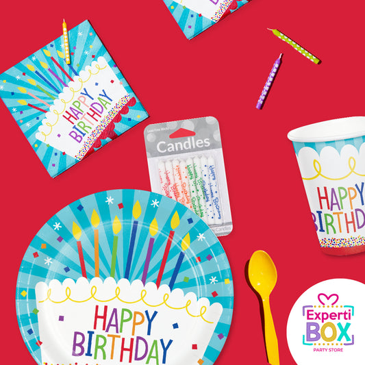 Kit de Fiesta Cumpleaños adulto Cake Birthday