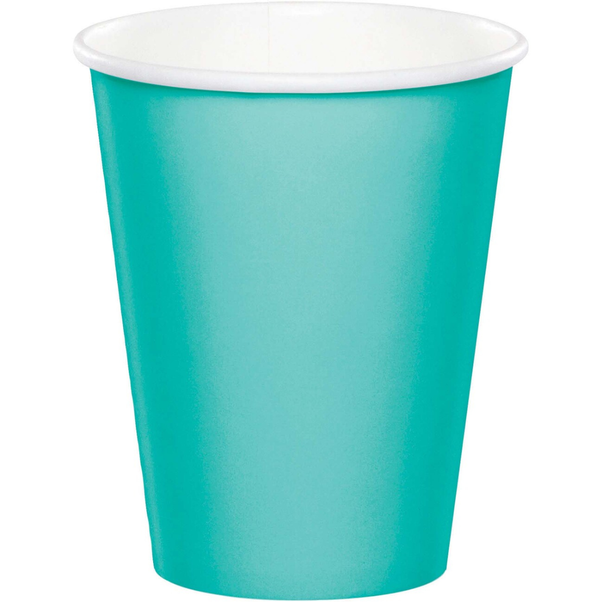 Vasos 9 oz. unicolor verde x 8 UND
