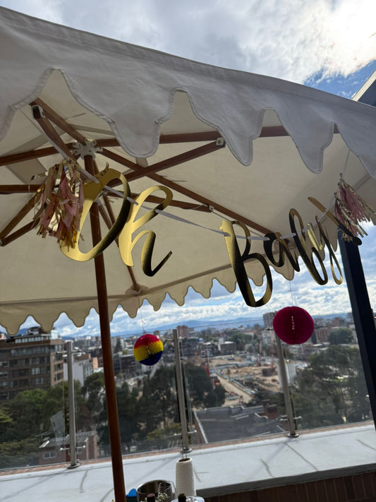 Banderín fiesta OH BABY Niña