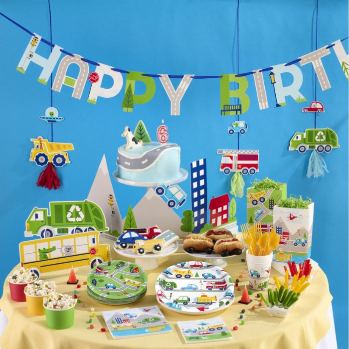 Kit de Fiesta de carros y transportes