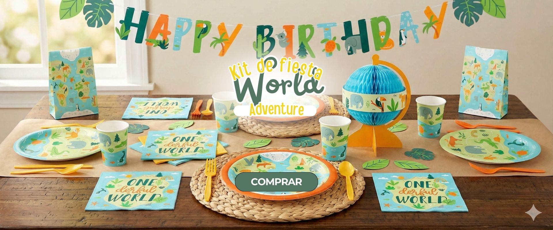 Kit de Fiesta World Adventure