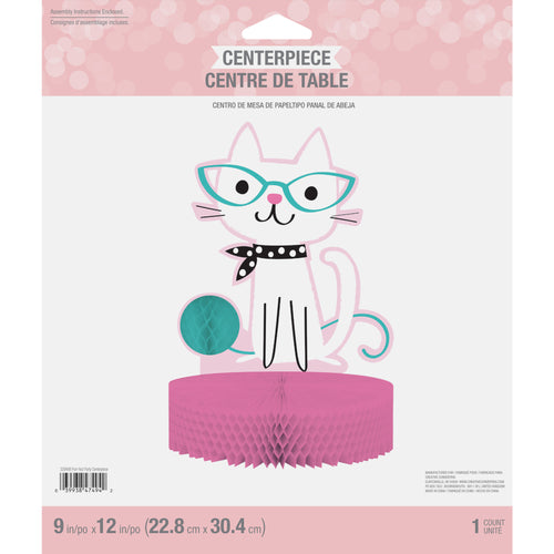 Centro de mesa fiesta gato x 1 UND
