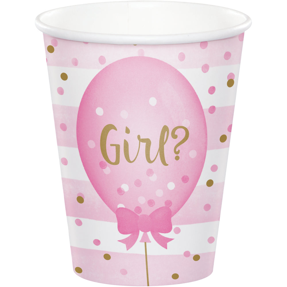 Vasos Revelación Boy? Girl? 9 onz. x 8 UND
