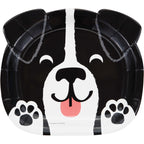 Platos carita de perritos 22.8cm x 8 UND