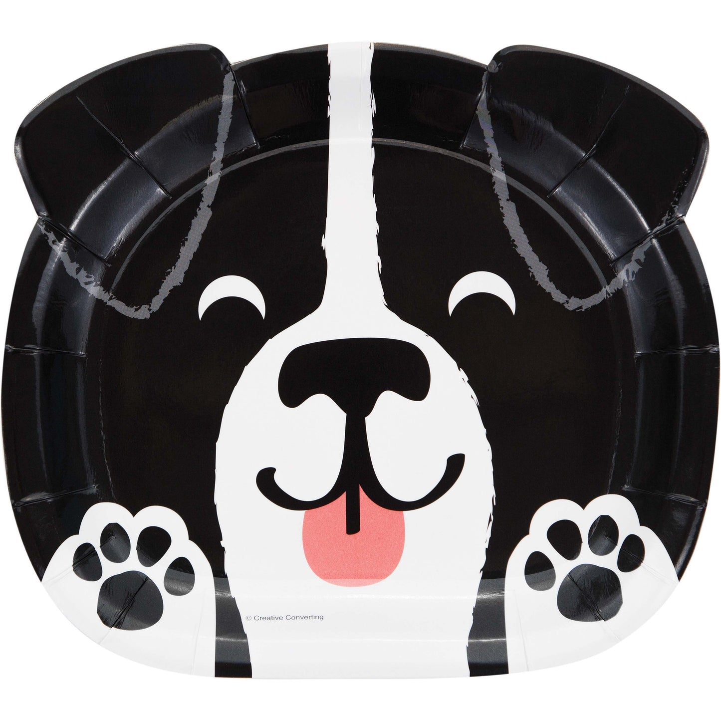 Platos carita de perritos 22.8cm x 8 UND
