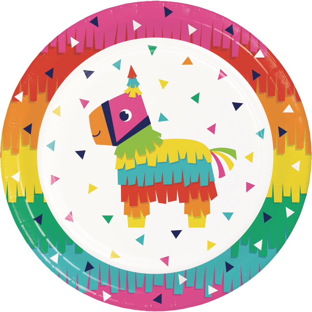 Platos Fiesta Mexicana 22cm x 8 UND