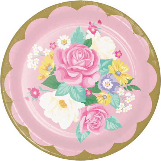 Plato Floral Tea Party 22.2cm
