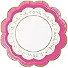 Platos floral Tea Party (17.7cm) surtidos x 8 UND