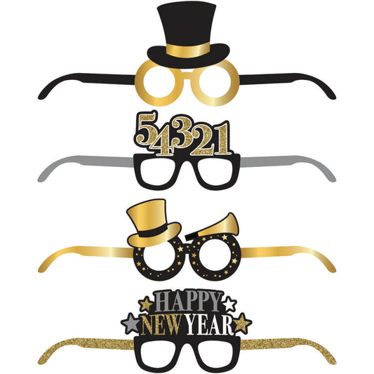 Gafas Año Nuevo Happy New Year x 4 UND