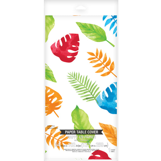 Mantel Safari Ecológico con Hojas Coloridas