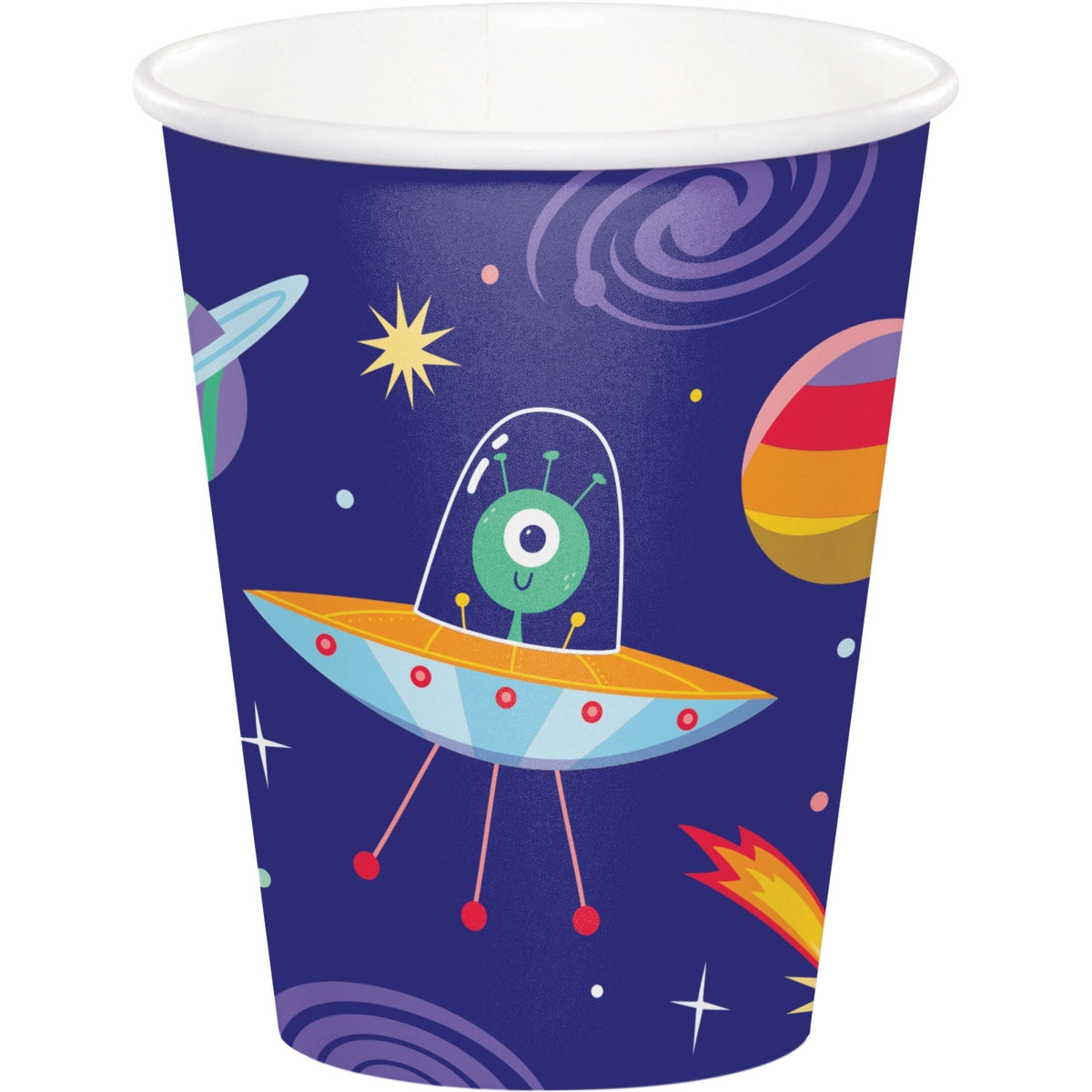Vasos fiesta astronauta espacial 9onz x 8 UND