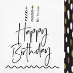 servilleta elegante happy birthday adultos 