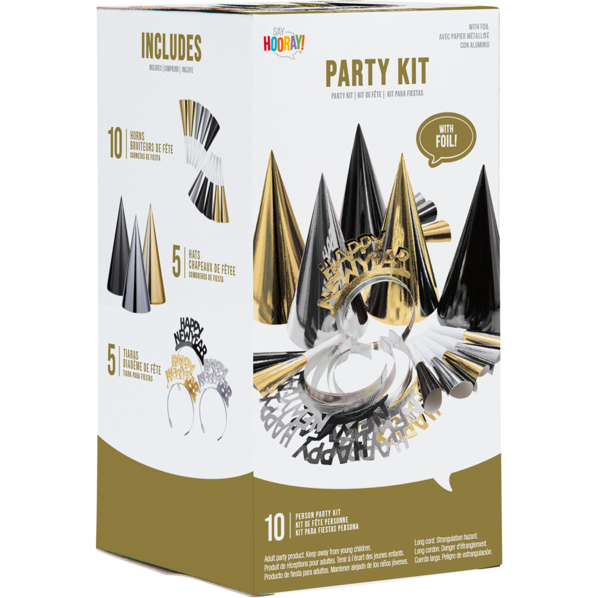 Kit surtido para Celebración de Año Nuevo | Accesorios x 10p
