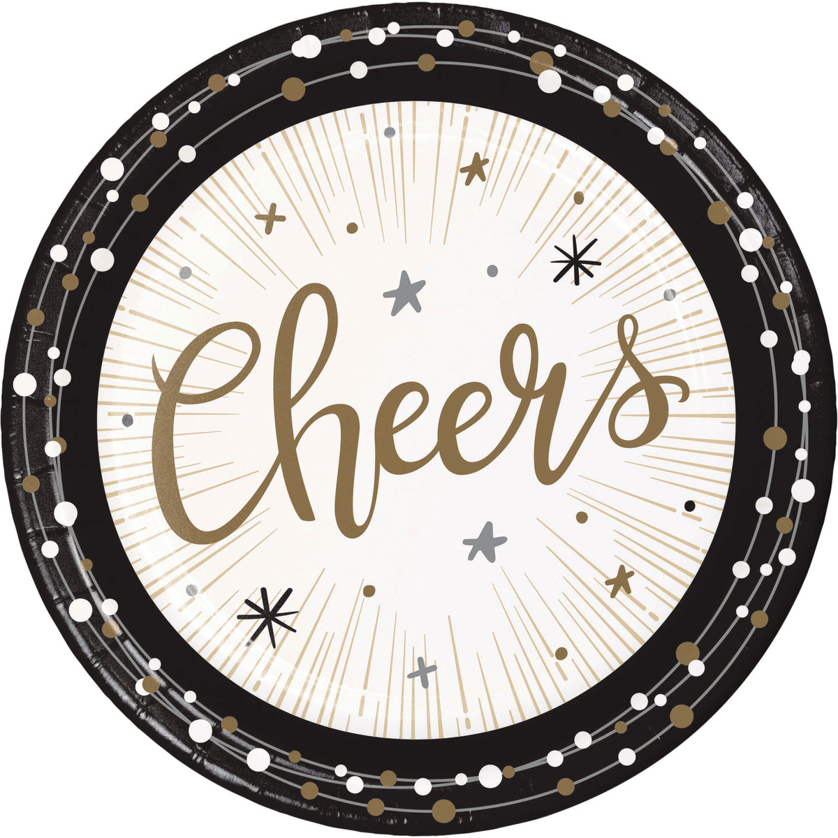 platos desechables para año nuevo