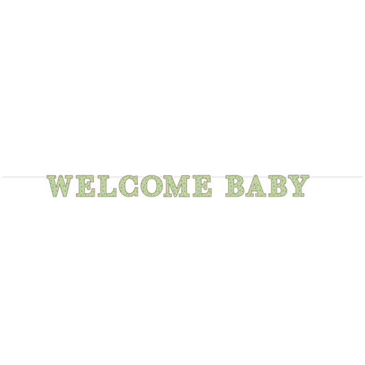 Guirnalda Welcome Baby Safari Bebé x 2 UND