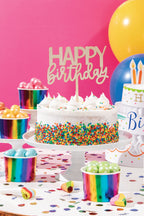 Cake Topper Happy Birthday