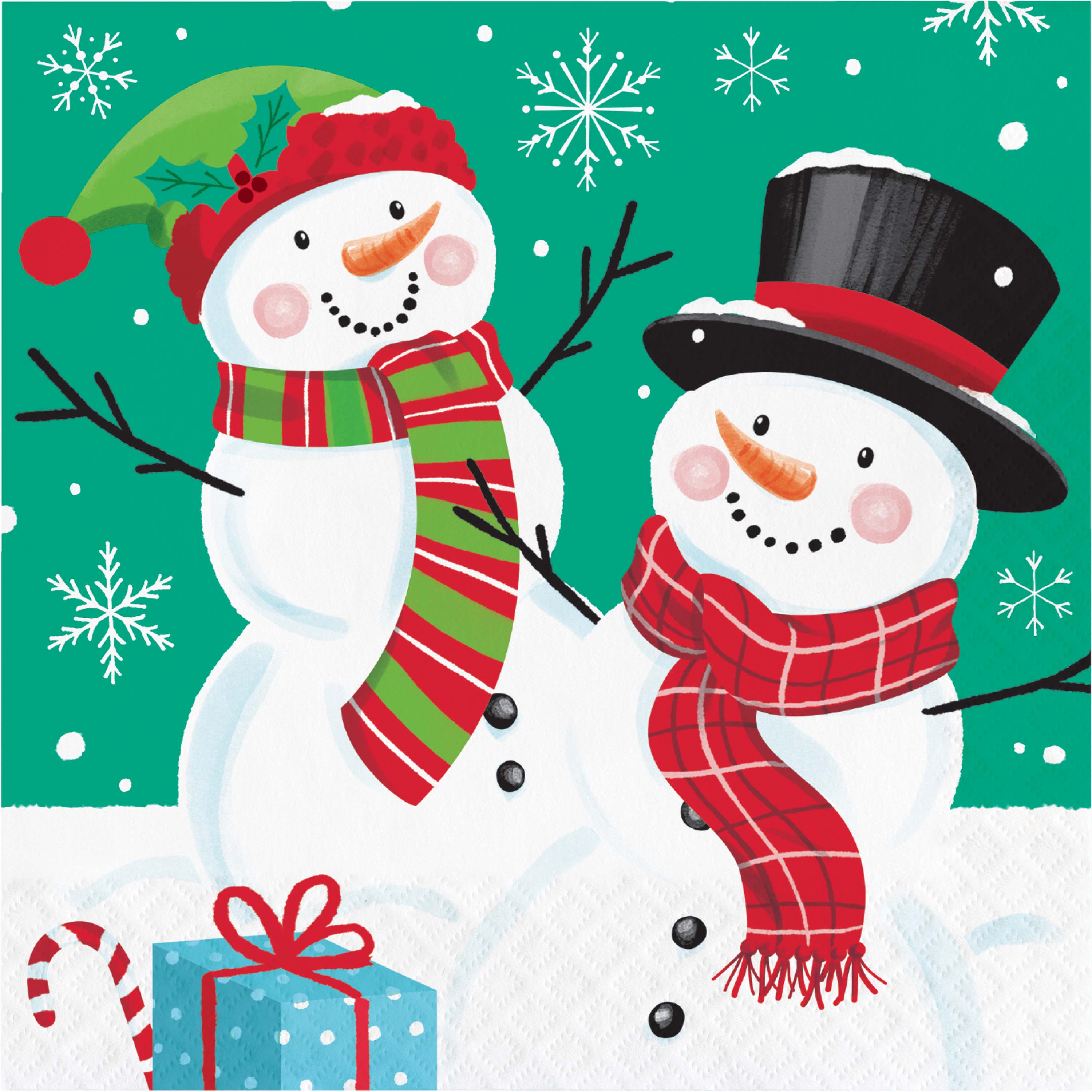 Servilletas navidad grande Frosty Friends x 16 UND