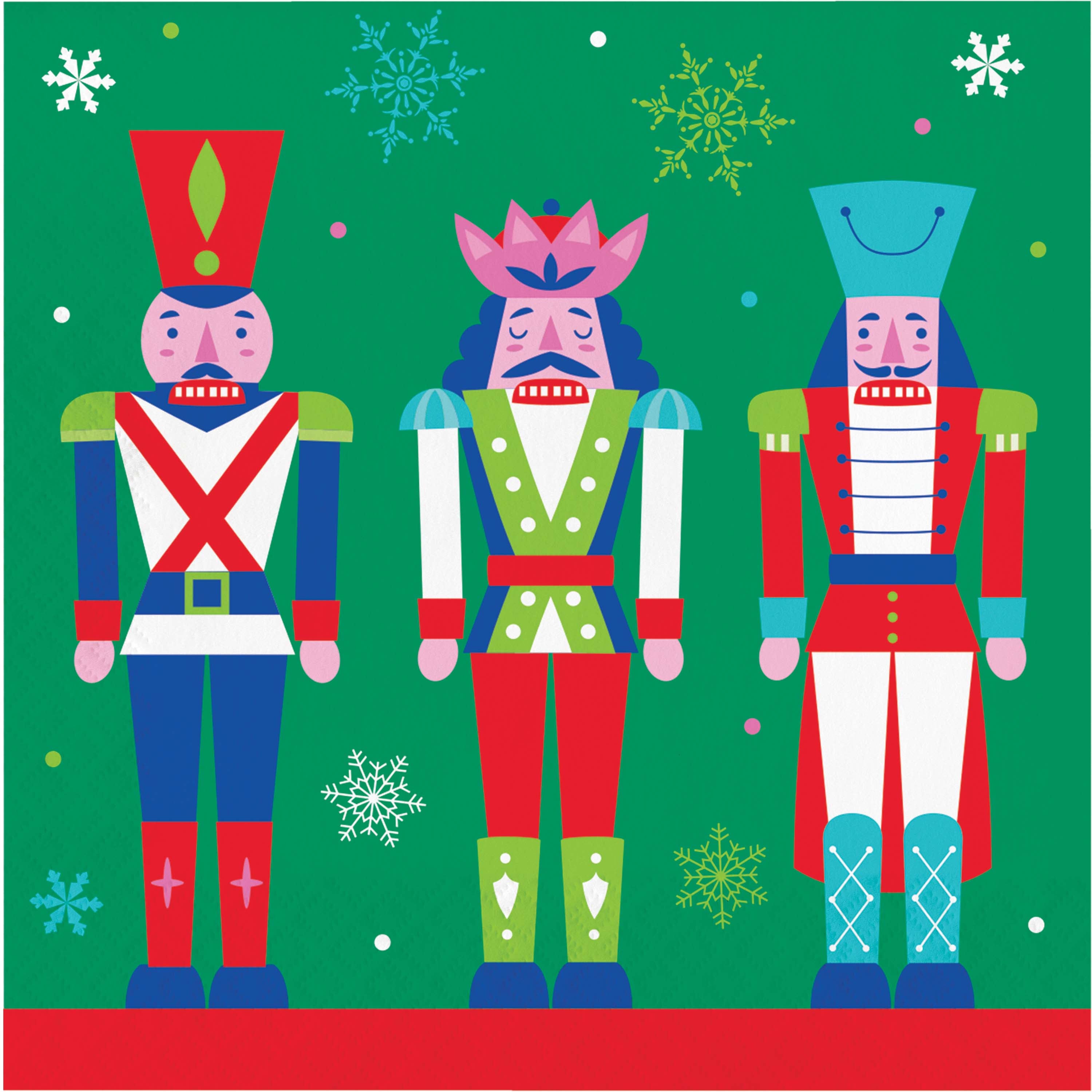 Servilletas Navidad Holly Jolly grandes | Doble faz x 16 UND