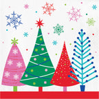 Servilletas Navidad Holly Jolly grandes | Doble faz x 16 UND