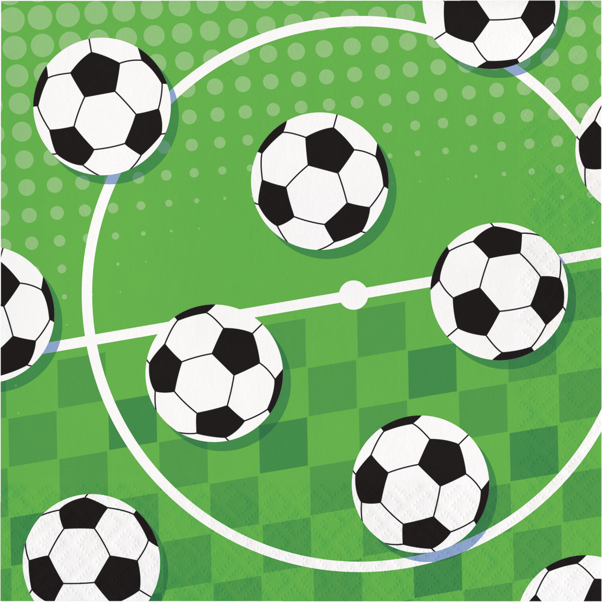 Servilletas desechables temática fútbol