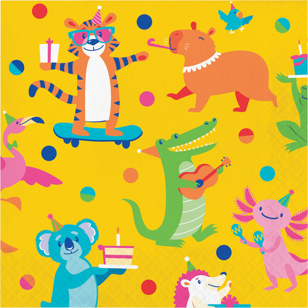 Servilletas grandes Party Animals x 16 UND