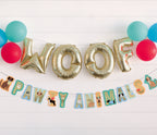 Kit de Globos WOOF para Fiesta Perruna x 1 UND