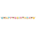 Banderín Happy Birthday Donut Time x 1 UND