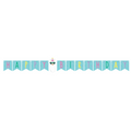 Banderín de Happy Birthday motivo Llama x 1 UND