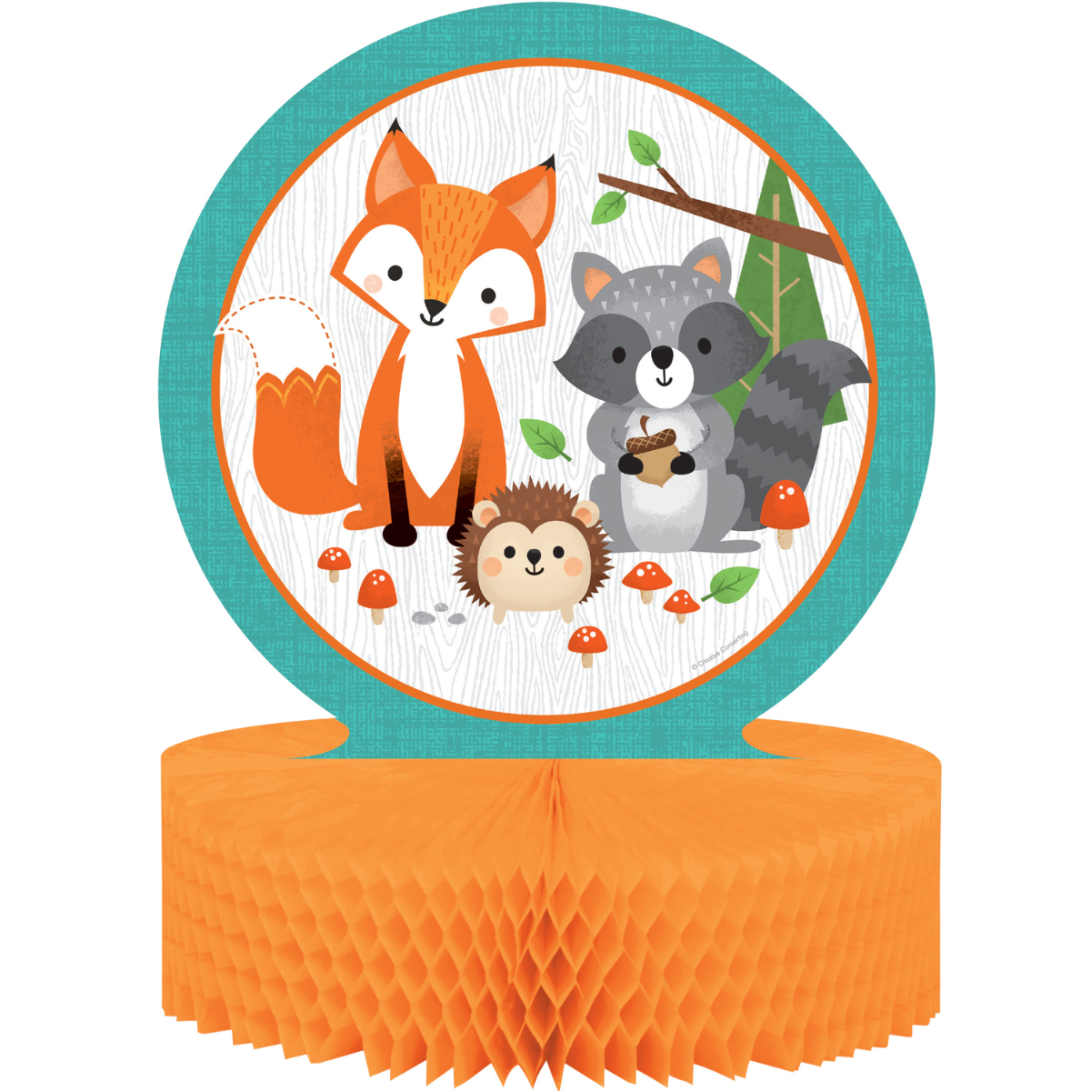 Centro de mesa Animales del bosque x 1 UND