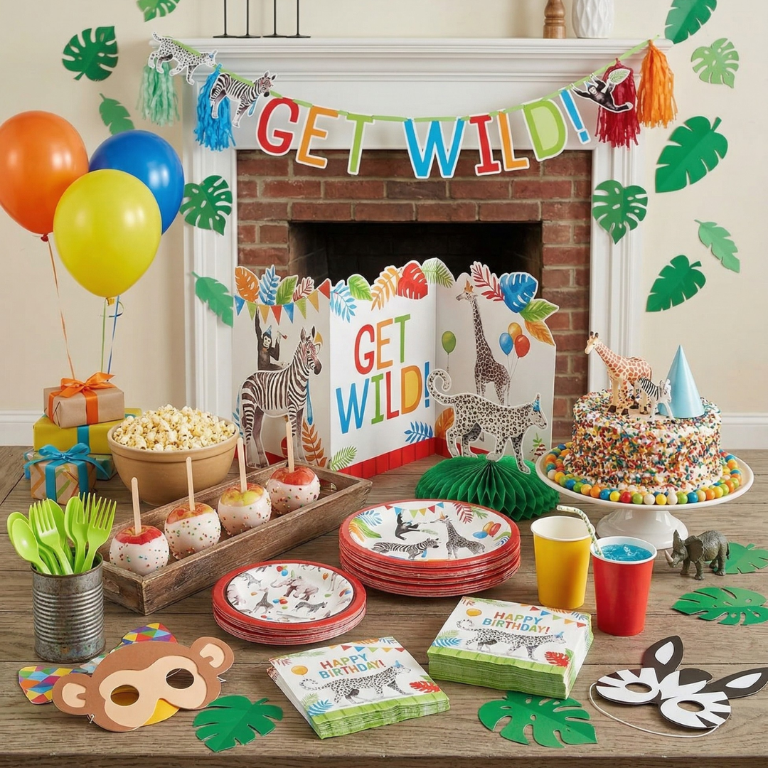 Kit de Fiesta Safari | Animales de la selva