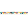 Banderin cumpleaños lego para niño