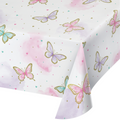 Mantel papel estampado mariposas 137x259cm ecofriendly | Cumpleaños niña adulto Colombia