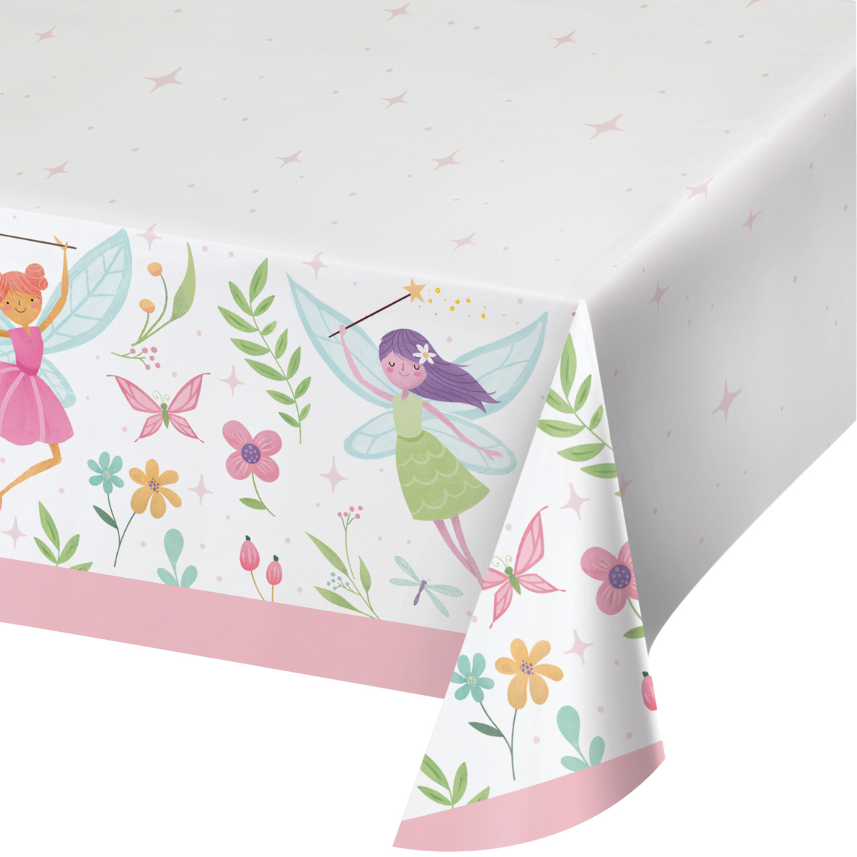 Mantel de papel estampado Hadas x 1 UND
