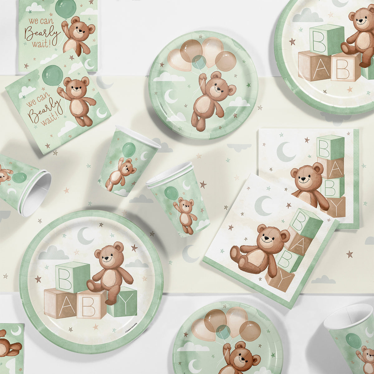Kit de Fiesta | Mesa Oso Teddy Baby shower