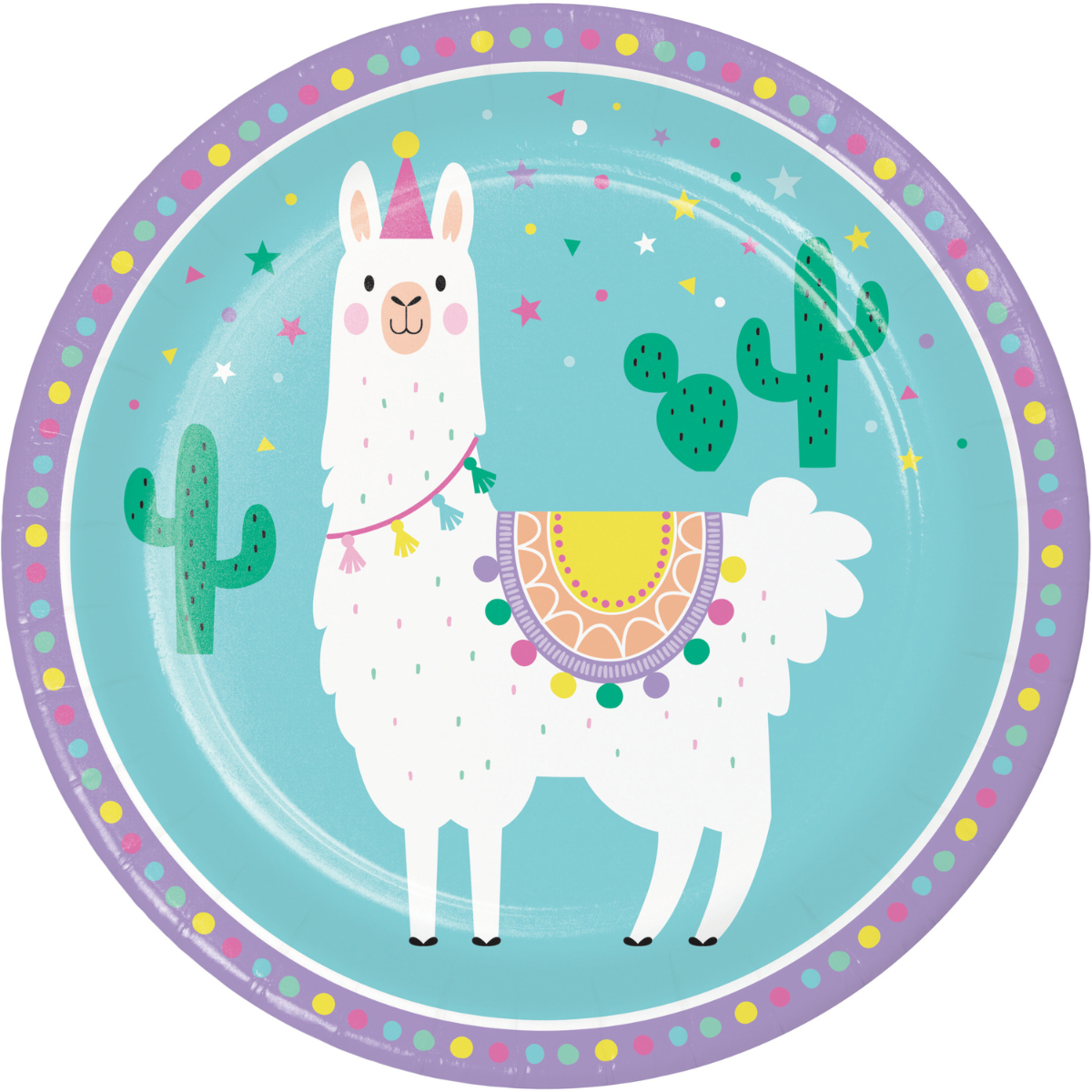 Plato fiesta Llama grande (22.2cm) x 8 UND