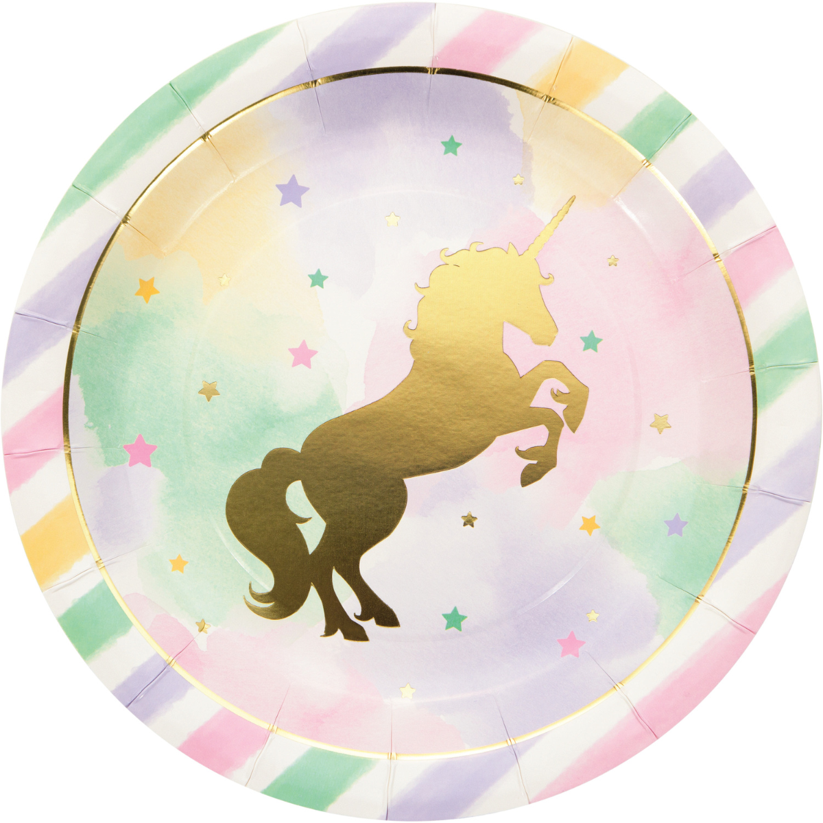Plato fiesta Unicornio (22.2cm) x 8 UND