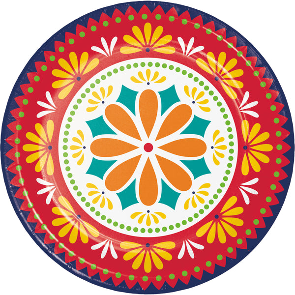 Plato pequeño Fiesta Talavera Mexicana (17.7cm) x 8 UND