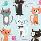 servilleta fiesta gaticos cumpleaños infantil unisex