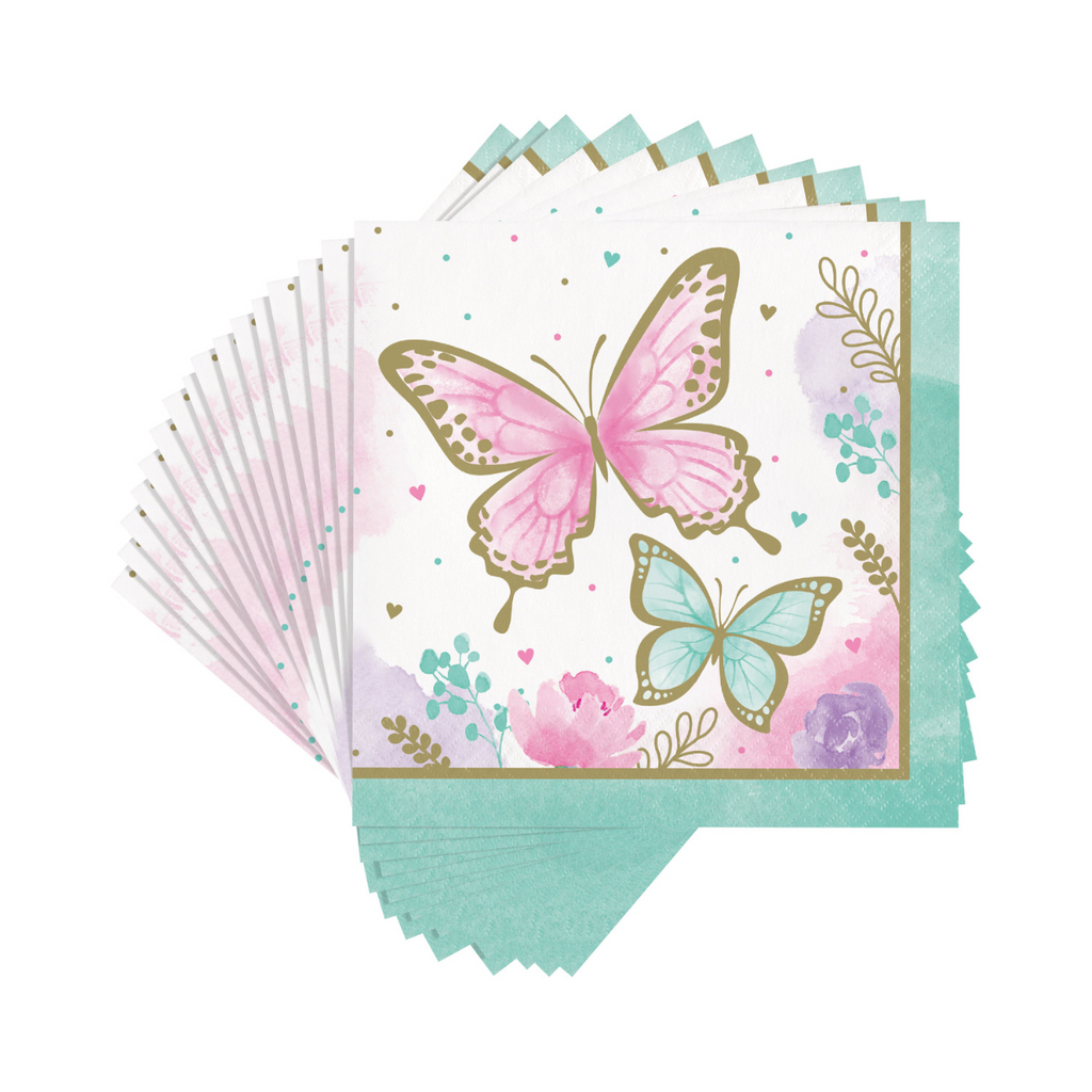 Servilleta Grande Fiesta Mariposa x16 UND