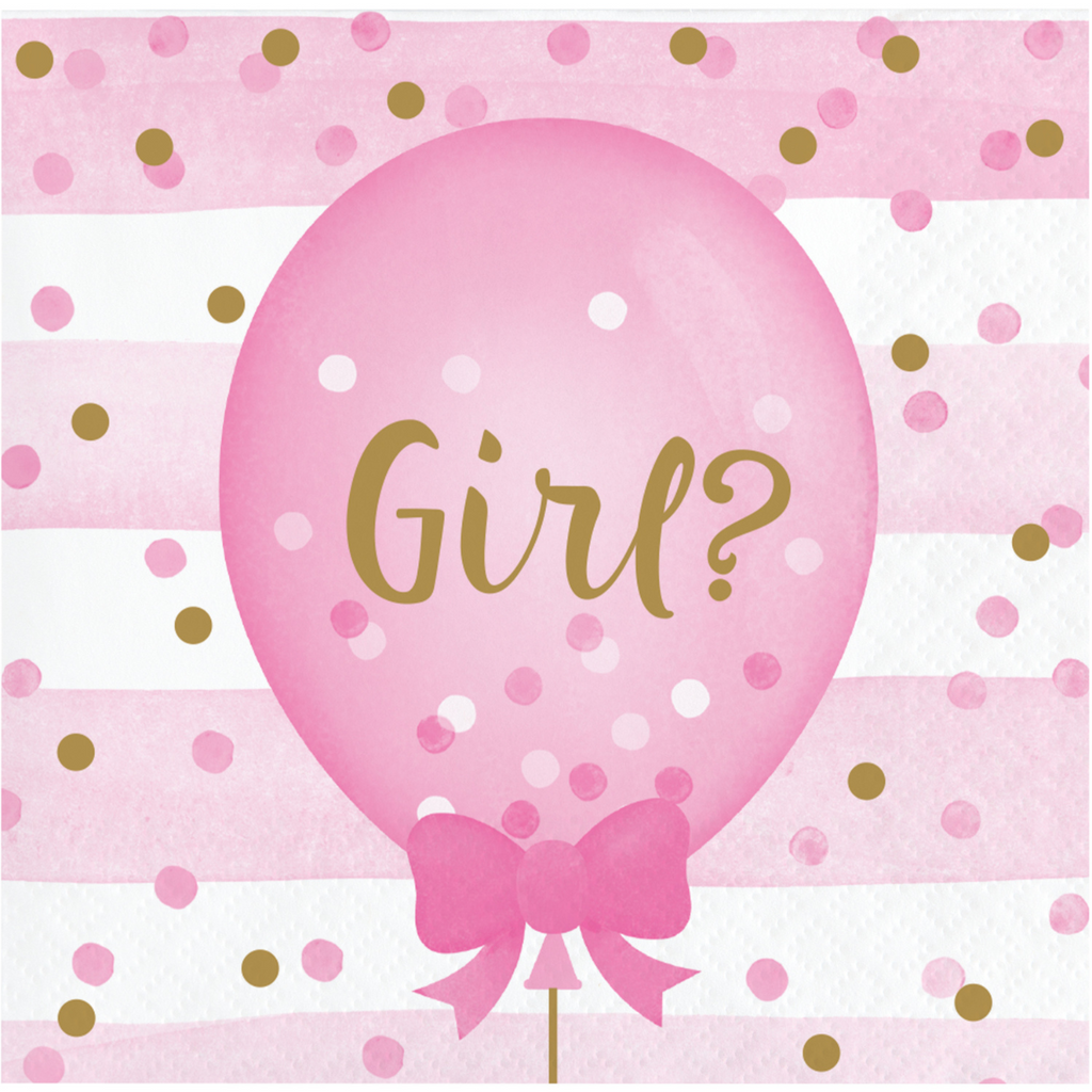 Servilleta peq Revelación Boy? Girl? x 16 UND doble faz