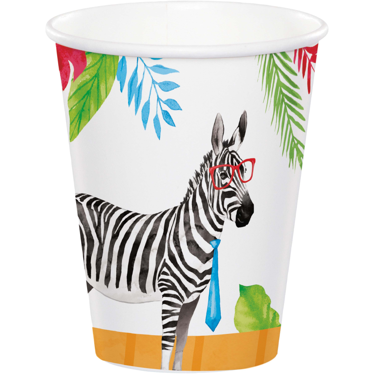 Vasos 9 onz. animales safari x 8 UND